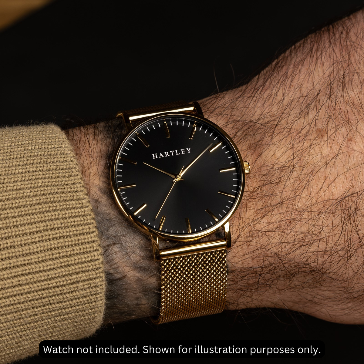 Gold Mesh Strap Example Image 2