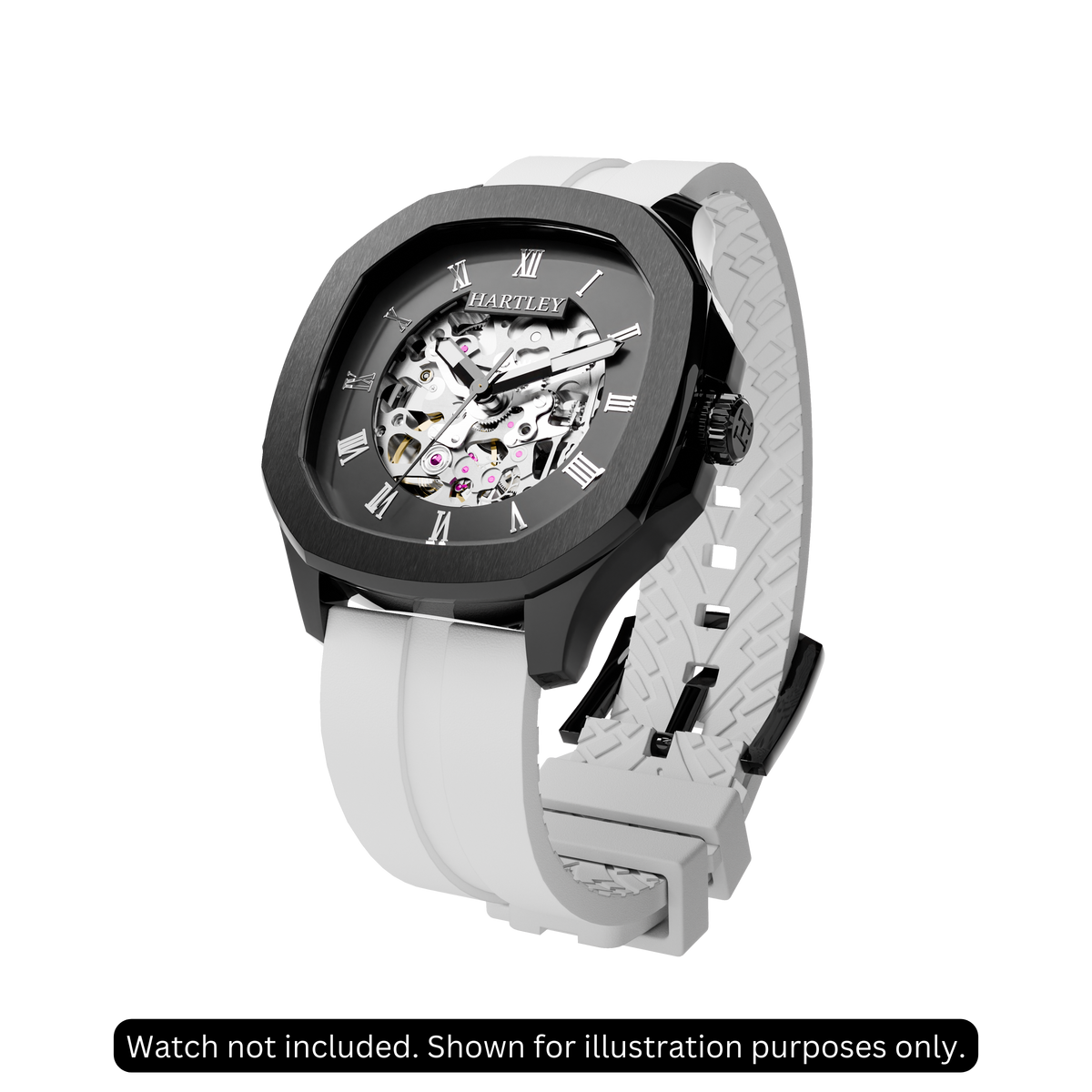 White Silicone Strap Example Image 1